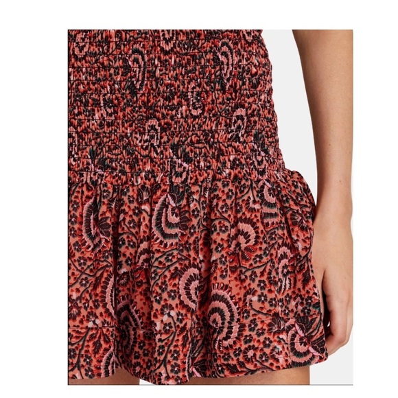 ALC Kade Mini Skirt in Pink Paisley. - Picture 3 of 5